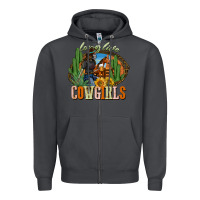 Smoke long live cowgirls Zipper Hoodie - NancyCooperArtShop