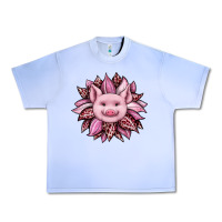 Grape Ice sunflower leopard Urban Heavy Tee - JahusDesignShop
