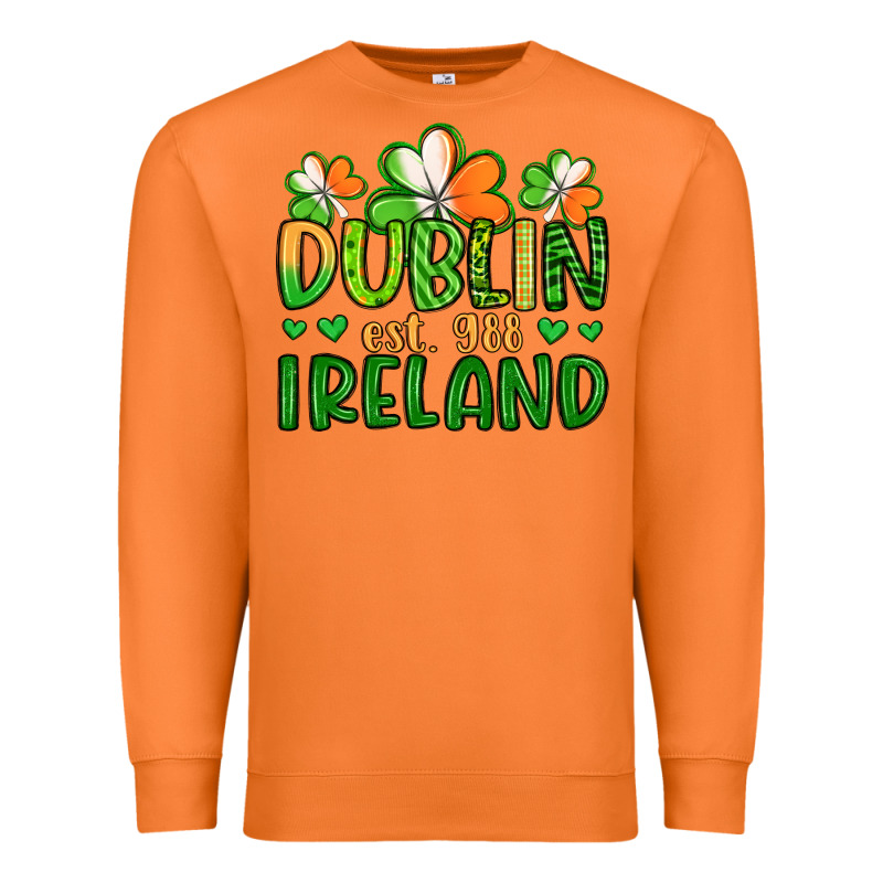 Dublin Ireland St Patrick S Day Premium Sweatshirt by Artiststas | Teevron