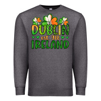 Charcoal Heather dublin ireland st patrick s day Premium Sweatshirt - Artiststas