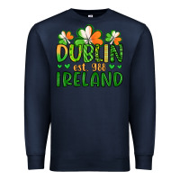 Navy dublin ireland st patrick s day Premium Sweatshirt - Artiststas