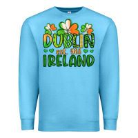 Ocean Blue dublin ireland st patrick s day Premium Sweatshirt - Artiststas