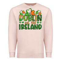 Pale Pink dublin ireland st patrick s day Premium Sweatshirt - Artiststas