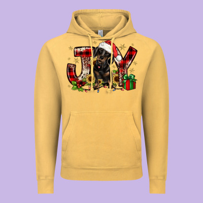 Christmas Joy Dachshund Vintage Hoodie Designed By Jahusdesignshop