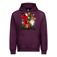 Mauve Wine my first christmas gnome Urban Hoodie - CowGirlArtShop