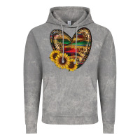 Cloud Rock Sunflower Fall Heart Vintage Hoodie - RanaPortraitStore