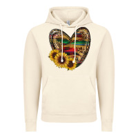 Vintage Artic Sunflower Fall Heart Vintage Hoodie - RanaPortraitStore