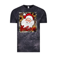 Cloud Black believe santa Vintage Tee - JahusDesignShop