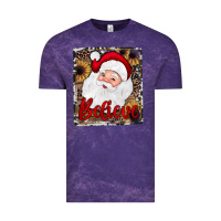 Cloud Purple believe santa Vintage Tee - JahusDesignShop