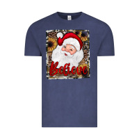 Vintage Denim believe santa Vintage Tee - JahusDesignShop