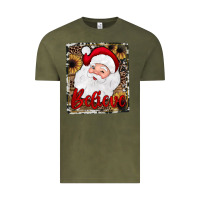 Vintage Olive believe santa Vintage Tee - JahusDesignShop