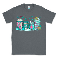 Charcoal Heather winter Christmas tree cakes coffee Classic Tee - Jasminsmagicworld