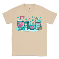 Mushroom winter Christmas tree cakes coffee Classic Tee - Jasminsmagicworld