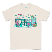 Natural winter Christmas tree cakes coffee Classic Tee - Jasminsmagicworld