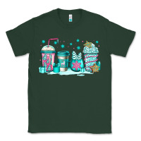 Sports Green winter Christmas tree cakes coffee Classic Tee - Jasminsmagicworld