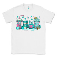 White winter Christmas tree cakes coffee Classic Tee - Jasminsmagicworld