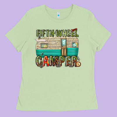 Ladies Tee fifth wheel camper