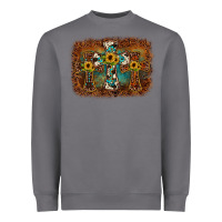 Storm cross backgraund Heavyweight Sweatshirt - JahusDesignShop