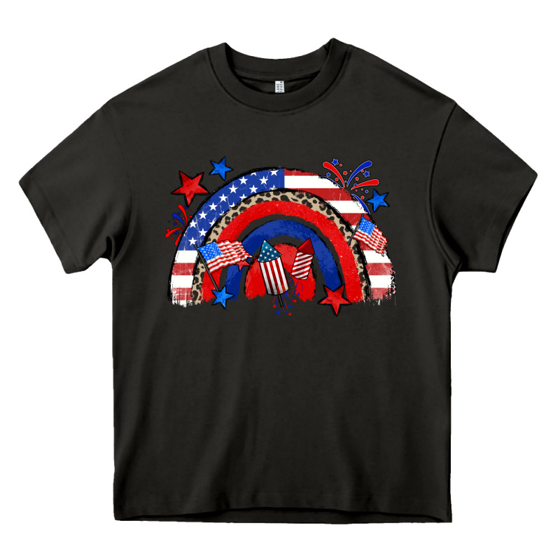 American Rainbow Heavy Core Tee by Zillion Design Studio | Teevron