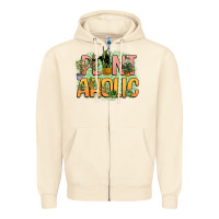 Sandshell plantaholic Zipper Hoodie - NancyCooperArtShop