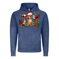 Vintage Denim Christmas joy chihuahua Vintage Hoodie - JahusDesignShop