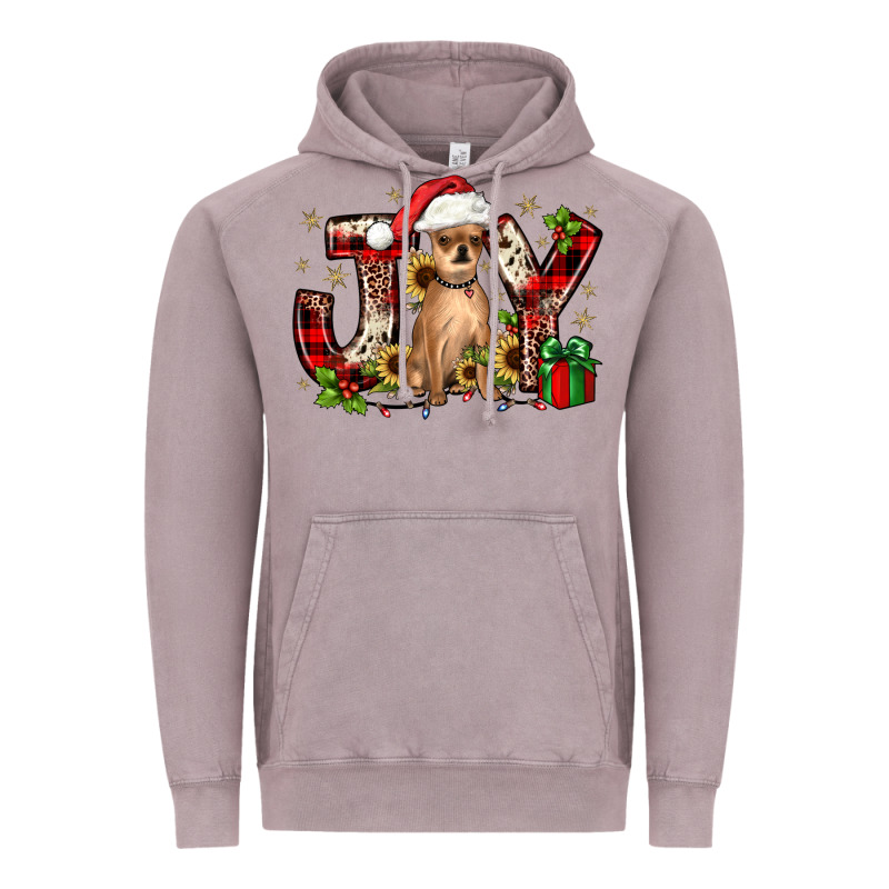 Christmas Joy Chihuahua Vintage Hoodie by JahusDesignShop | Teevron