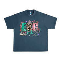 Midnight Navy ekg tech Urban Heavy Tee - AdoDesignShop