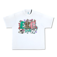 White ekg tech Urban Heavy Tee - AdoDesignShop