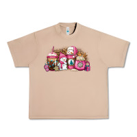 Burro pink Christmas winter snowman coffee Urban Heavy Tee - Jasminsmagicworld