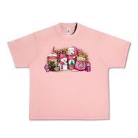 Salmon pink Christmas winter snowman coffee Urban Heavy Tee - Jasminsmagicworld