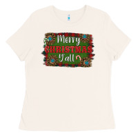 Bone Merry Christmas Y'all Ladies Tee - RanaPortraitStore