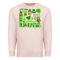 Pale Pink st patrick's day Premium Sweatshirt - Artiststas