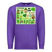 Purple st patrick's day Premium Sweatshirt - Artiststas