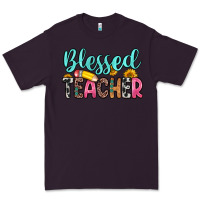Plum blessed teacher Premium Tee - Zillion Design Studio
