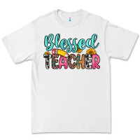 White blessed teacher Premium Tee - Zillion Design Studio