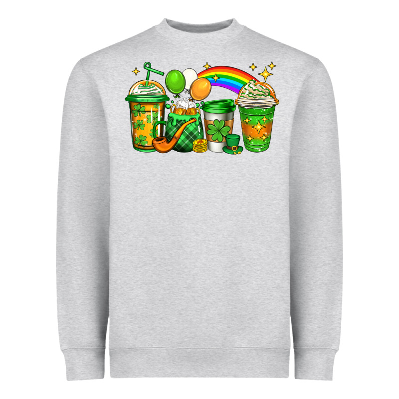 St Patricks Coffee Heavyweight Sweatshirt by Jasminsmagicworld | Teevron