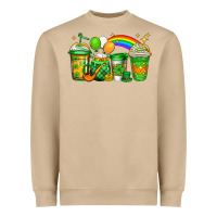 Mushroom st patricks coffee Heavyweight Sweatshirt - Jasminsmagicworld