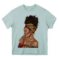 Arona afro black woman profile juneteenth Heavy Core Tee - texasbilliewilder