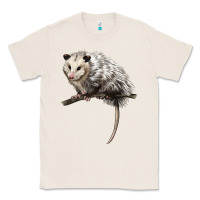 Natural opossum Classic Tee - LillyAllenDesigns