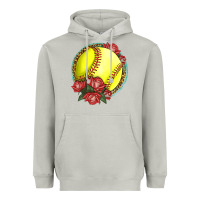 Moon Dust Western Softball With Roses Heavyweight Hoodie - LillyAllenDesigns