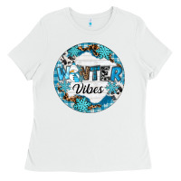 White Winter vibes Ladies Tee - RanaPortraitStore
