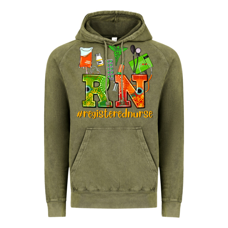 Registered Nurse Juneteenth Vintage Hoodie by AdoDesignShop | Teevron