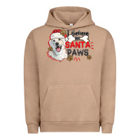 Pigment Burro i believe in santa paws Urban Hoodie - CowGirlArtShop