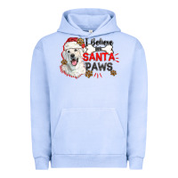 Pigment Grape Ice i believe in santa paws Urban Hoodie - CowGirlArtShop