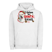 Pigment Lunar Rock i believe in santa paws Urban Hoodie - CowGirlArtShop
