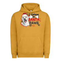 Pigment Peanut Butter i believe in santa paws Urban Hoodie - CowGirlArtShop