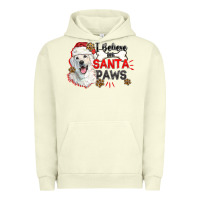 Pigment Pistachio i believe in santa paws Urban Hoodie - CowGirlArtShop
