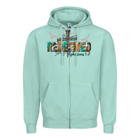 Redeemed Ephesians 1 7 Zipper Hoodie | Teevron