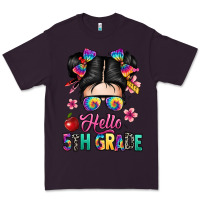 Plum hello fifth grade Premium Tee - texasbilliewilder