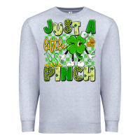 Heather Grey just a little pinch Premium Sweatshirt - Artiststas